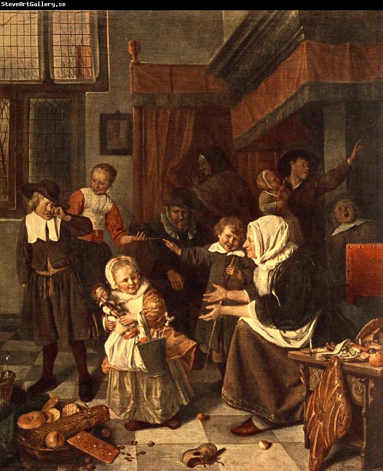 Jan Steen The Feast of St. Nicholas